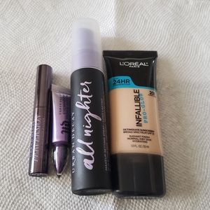 L'oreal Pro Glow and Urban Decay Bundle NWT